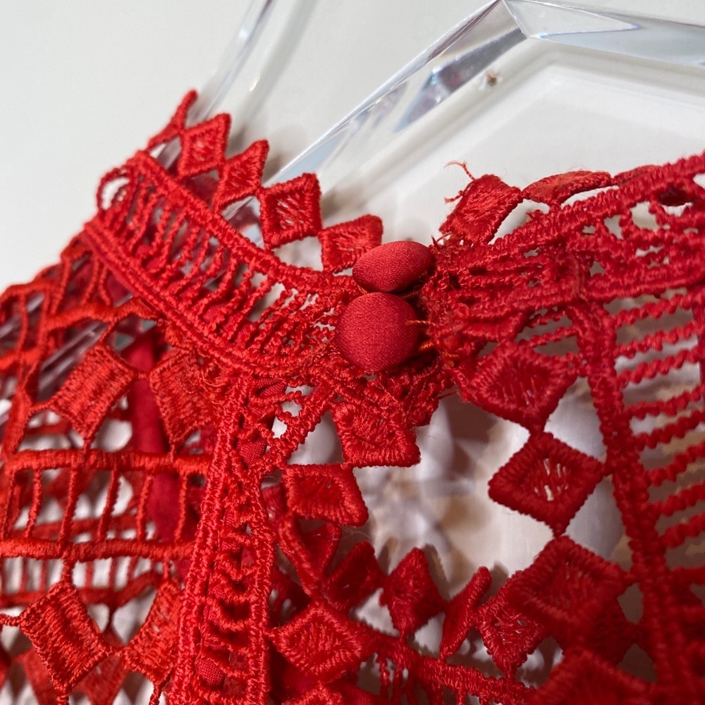 SOLD LOVERS Friends crochet halter dress bodysuit - Picture 6 of 16